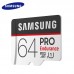 Карта памяти Samsung PRO Endurance MicroSD UHS-I(1) 64Gb 100/30 Mb/s