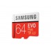 Карта памяти Samsung EVO Plus MicroSD UHS-I(1) 64Gb 100/60 Mb/s