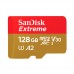 Карта памяти SanDisk Extreme MicroSDXC 128Gb A2 V30 UHS-I U3 for 4K + адаптер