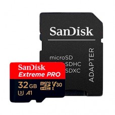 SanDisk Extreme Pro microSDHC 32GB Class 10 UHS Class 3 V30 A1 100MB/s + адаптер