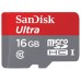 Карта памяти SanDisk microSDHC 16Gb UHS-I Ultra