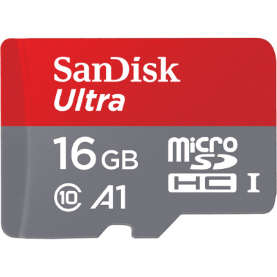 Карта памяти SanDisk Ultra 16Gb UHS-I (80Mb/s)